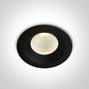 Spot incastrat LED NEGRU 3W 3000K CRI 90 350mA Dark Light
