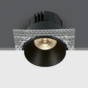 Spot incastrat LED COB NEGRU 6,5W 3000K 700mA  IP54 TRIMLESS