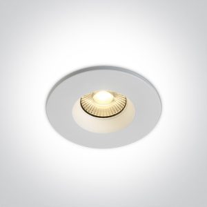 Spot incastrat LED ALB  7W 3000K 60deg IP65 230V Dimabil