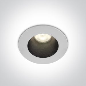 Spot incastrat LED ALB 8W 3000K  IP20 230V Dark Light CRI 80