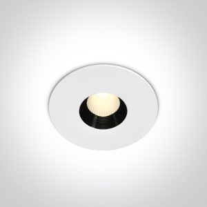 Spot incastrat LED COB ALB 8W 3000K  IP54 230v Dark Light