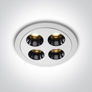 Spot incastrat LED ALB 10W 3000K CRI 90 IP20  230V