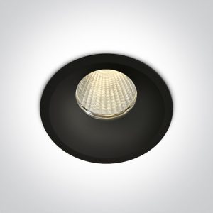 Spot incastrat LED COB NEGRU 12w 3000K 700mA  IP65