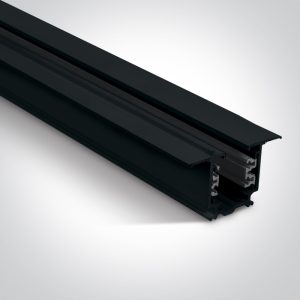 Sina trifazata NEAGRA incastrata pentru spoturi pendule si linii led 3M