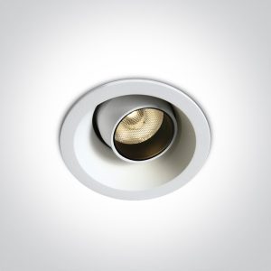 Spot incastrat Orientabil LED COB ALB 6W 3000K 350mA  IP20