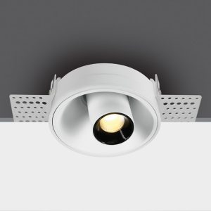 Spot incastrat Orientabil LED COB ALB 7W Trimless 3000K  Orientabil Dark Light 230V