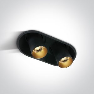 Spot incastrat Orientabil NEGRU 2x6,5W 3000K 700mA   Dark Light