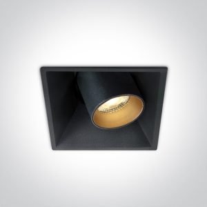 Spot incastrat Orientabil NEGRU LED COB 11W 3000K IP20  230V Dark Light