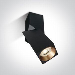 Spot aplicat orientabil NEGRU GU10 10w Dark Light