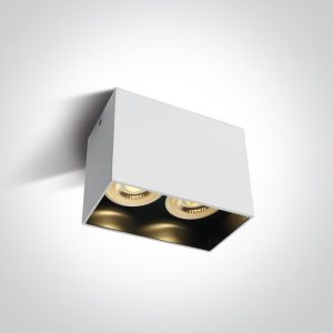 Corp doua spoturi aplicat ALB GU10 2x10W Dark Light