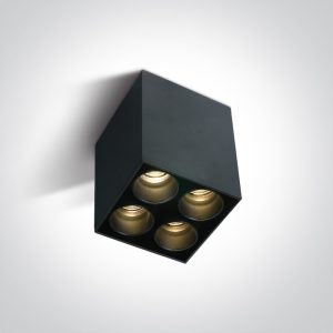 Spot aplicat LED NEGRU 10W 3000K Dark Light