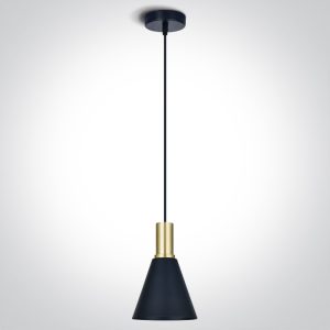 Pendul decorativ ALAMA PERIATA NEGRU 10W E27