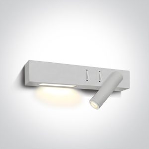 Aplica Noptiera LED ALBA 3W + 6W 3000K DREAPTA