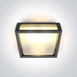 Aplica decorativa aplicata ANTRACIT E27 2x12W IP54