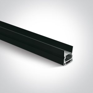 PROFIL NEGRU 2m + PC Difuzor Opal DARK LIGHT